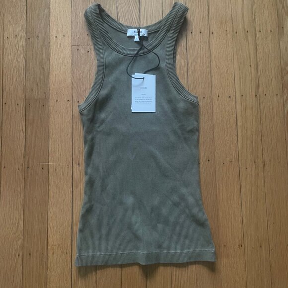 AGOLDE Bailey ribbed tank top, uniform, XS, NWT - Picture 5 of 11